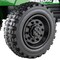Green Plastic 12V 2-in-1 Kids Ride On Tractor with Trailer, 3-Gear Shift, Battery-Powered
